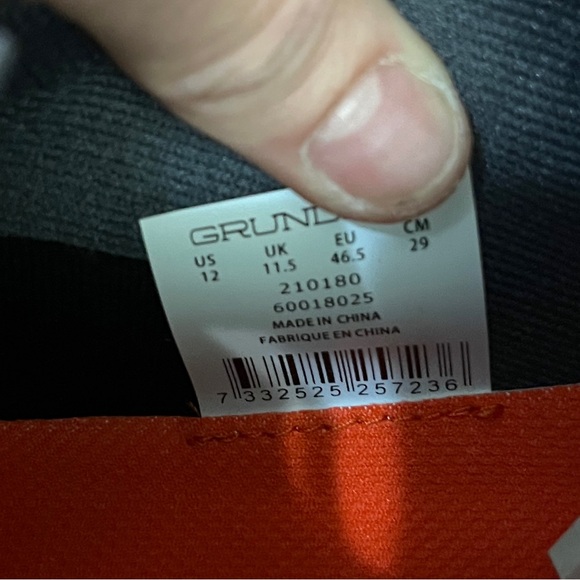 Grundens SeaKnit Boat Shoe Sneaker Anchor dark Gray - Picture 6 of 12